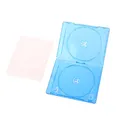 Boîte de rangement pour disques double CD et DVD étui de protection pour jeu CD compatible pour