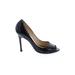 Luciano Padovan Heels: Black Shoes - Women's Size 39