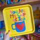 BACK IN! Square Melamine Tray - You Are My Cup Of Tea- Colourful Serving Tray - Made in the UK