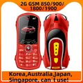 Telefono cellulare con pulsante a forma di auto Mini studente da 1,8 pollici Dual Sim 0,3 MP Cellulare MP3 Wireless FM Telefono di lusso di tipo C