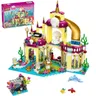 Moc compatibile 41063 Princess S Undersea Palace Castle Mermaid Undersea Palace Elsa Friends