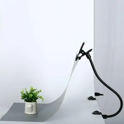 Neue Hintergrund Halter C Clamp Clip Kamera Foto Studio Zubehör Licht Stehen Flex Arm Reflektor Foto Camara Fotografica