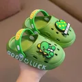 Simpatiche nuove pantofole per neonati con animali estivi per bambini Sandali per cartoni animati Scarpe da spiaggia per bambini Pantofole per bambini con diapositive carine per ragazze
