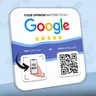 Custom Google Review Sign NFC Touch QR Code acrilico Social Media Sign Google Review Instagram