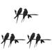 3pcs Tree Branch Bird Shape Stake Garden Stake Garden Yard Stake Decor