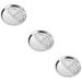 3pcs Stainless Steel Oil Drain Plate Fried Chicken Serving Plate French Fries Storage Tray