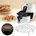 GERsome Round Cooking Rack Versatile Stainless Steel Grid Grill Steamer Rack Fits Air Fryer Pot Pressure Cooker Canning