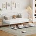White Twin Size Iron Daybed: 2 Drawers, Space-Saving Design, Stylish Look