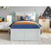 Charlotte Solid Wood Low Profile Platform Bed with Matching Footboard