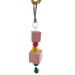 Walbest Large Bird Parrot Toy Natural Wooden Blocks Bird Parrot Chewing Toy Parrot Cage Bite Toy for Cockatoos African Grey Macaws and Amazon Parrots Large Medium Parrots - Block