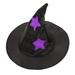 Witch Hat Dog Hat Halloween Pet Costume Witch Hat Decorative Cat Witch Hat