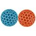 Bluethy 2Pcs Hollow Ball Toy 3D Print Stretch Lightweight Soft Stress Relief Decompression Adults Kids Hand Exercise Squeeze Ball Fidget Toy Birthday Gift