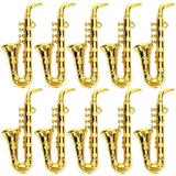 10 Pcs Musical Instrument Model Toy Christmas Tree Decorations Miniature Things Instruments Dollhouse Trumpet Child