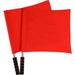 2 Pcs Referee Flags Flags Signal Flags Hand Waving Flags for Game Match Competition
