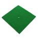 Hitting Mat Turf Grass Collapsible Chipping Mat Pad Practice Putting Green Training Aids for Backyard Gym Sports 30x30CM Dark Green