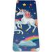 Rainbow Unicorn Pattern TPE Yoga Mat for Workout & Exercise - Eco-friendly & Non-slip Fitness Mat