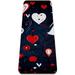 Valentine s Day Love Hearts Pattern TPE Yoga Mat for Workout & Exercise - Eco-friendly & Non-slip Fitness Mat