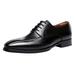 YUHAOTIN Mens Leather Shoes Casual Mens Shoes Classic Business Leather Shoes Fashion Retro Casual Solid Color Lace up Leather Shoes Leather Walking Shoes for Men Leather Tennis Shoes for Men