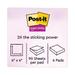 1PC Post-it Notes Super Sticky Recycled Notes in Oasis Collection Colors Note Ruled 4 x 4 90 Sheets/Pad 6 Pads/Pack