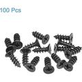 100pcs Wall Hanging Connection 304 Stainless Steel Phillips Drive Screws Machine Screws Phillips Flat Head Self Tapping Screws Wood Screws M4 X 20MM