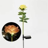 Fnochy Solar Garden Lights Decorative Solar Rose Lights Solar LED Garden Lights Solar Lights Garden Lights