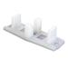 1 Pc Prime-Line Matte White Plastic By-Pass Guide 2 Pc