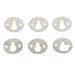 30 Pcs Keyhole Trim Wall Mount Shelves Circle Mirrors Shelf Hanger Picture Tool Bracket Hangers Brackets Frame Round