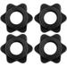 4 Dumbbell Hex Nut Spinlock Collars - Spin Lock Screw Nuts for Weight Lifting