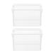 2pcs tea bag organizer clear sugar packets box tea bag box tea packets storage bin transparent tea bag box desktop tea accessories