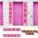 Wefuesd Banner Decoration Home Valentine S Porch Sign Day Door Curtain Banner Home Decor Home Decor Valentines Day Decorations Valentines Day Decor