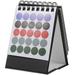 2024 Mini Desk Calendar Calendar Simple Desktop Calendar Planner (Morandi Black) (2023.9-2024.12) Decor for Home Office