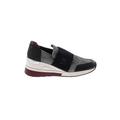 MICHAEL Michael Kors Sneakers: Slip-on Platform Casual Black Print Shoes - Women's Size 9 1/2 - Almond Toe