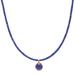 Before Dawn in Blue,'Hand Made Gold Plated Lapis Lazuli Pendant Necklace'