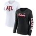 Women's Fanatics Branded Black/White Atlanta Falcons Two-Pack Combo Cheerleader T-Shirt Set