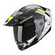 Scorpion ADX-2 Graphic Motorcycle Helmet - X-Large (61-62cm) - Galane Grey / Black / Yellow, Black/grey/yellow