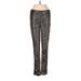 Lucy Paris Casual Pants - Low Rise Boot Cut Boot Cut: Silver Bottoms - Women's Size Small