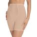 Plus Size Women's High-Waist Power Mesh Long Leg Shaper by Secret Solutions in Nude (Size 3X) Shapewear