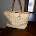 Dooney & Bourke Bags | Dooney And Bourke Tote Bag | Color: Cream | Size: Os