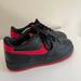 Nike Shoes | Nike Air Force 1 Grade School Black Red Dh9812-001 Youth Size 6y | Color: Black/Red | Size: 6b