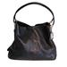 Coach Bags | Coach Edie Black Pebbled Leather Shoulder Bag Slouchy Triple Compartment | Color: Black/Silver | Size: Os