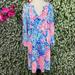 Lilly Pulitzer Dresses | Lilly Pulitzer Sway With Me Beverlynn Dress Nwt | Color: Blue/Pink | Size: M