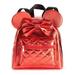Disney Bags | Nwt! Disney's Minnie Mouse Red Metallic Backpack With 3d Ears | Color: Red | Size: Os