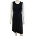 Burberry Dresses | Burberry Brit Black Sleeveless Mesh Accents A-Line Stretch Knee Length Dress S | Color: Black | Size: S