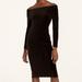 J. Crew Dresses | Nwt J.Crew Boatneck Italian Velvet Dress, 0, Black | Color: Black | Size: 0