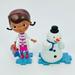 Disney Toys | Disney Store Doc Mcstuffins And Chilly Figures Toys Cake Toppers | Color: Blue | Size: 2.5”