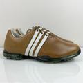 Adidas Shoes | Adidas Men’s Adipure Brown & White Leather Spiked Golf Cleats Size 13.0 2011 | Color: Brown/White | Size: 13