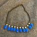 J. Crew Jewelry | Jcrew Blue Statement Necklace | Color: Blue | Size: Os