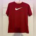 Nike Shirts & Tops | Boys Medium Dri Fit Red Nike T-Shirt | Color: Red/White | Size: Boy Or Girl Medium