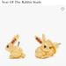 Kate Spade Jewelry | Kate Spade Year Of The Rabbit Studs | Color: Gold | Size: Os