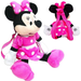 Disney Toys | Disney Minnie Mouse Plush Character Backpack | Color: Pink/White | Size: Osbb